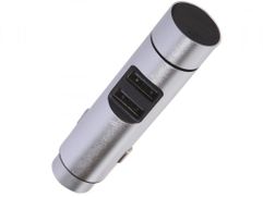 Зарядное устройство Baseus Energy Column Car Wireless MP3 Charger Silver CCNLZ-0S (707866)