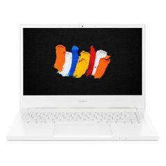 Ноутбук Acer ConceptD 3 CN314-72G-761D, 14", IPS, Intel Core i7 10750H 2.6ГГц, 16ГБ, 512ГБ SSD, NVIDIA GeForce GTX 1650 Ti - 4096 Мб, Windows 10 Professional, NX.C5UER.001, белый (1409818)