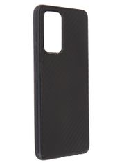 Чехол Brosco для Samsung Galaxy A52 Carbon Silicone Black SS-A52-CARBONE-BLACK (828920)