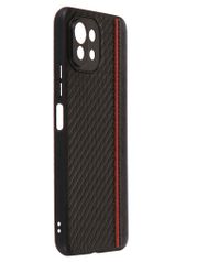 Чехол G-Case для Xiaomi Mi 11 Lite Carbon Black GG-1394 (860284)