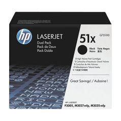 Картридж (двойная упаковка) HP Q7551XD, черный (569537)