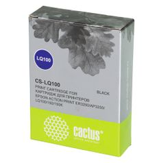 Картридж Cactus CS-LQ100, черный / 8мм, 1.6м ( CS-LQ100 (807492)