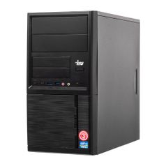 Компьютер IRU Office 312, Intel Pentium G5400, DDR4 4Гб, 500Гб, Intel UHD Graphics 610, Free DOS, черный [1083227] (1083227)