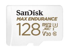 Карта памяти 128Gb - SanDisk microSD Max Endurance Class 10 UHS-I SDSQQVR-128G-GN6IA (741025)