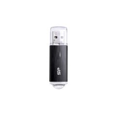 Флешка USB Silicon Power Blaze B02 32ГБ, USB3.1, черный [sp032gbuf3b02v1k] (1003241)