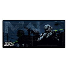 Коврик для мыши Gaya Call of Duty Modern Warfare, XL, рисунок/синий [ge3954] (1475815)