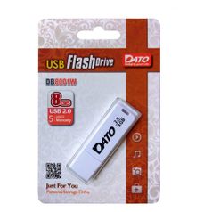 Флешка USB DATO DB8001 8ГБ, USB2.0, белый [db8001w-08g] (1119612)