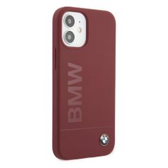 Чехол (клип-кейс) BMW liquid silicone, для Apple iPhone 12 Pro Max, красный [bmhcp12lslblre] (1443849)