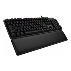 Клавиатура Logitech G513 Tactile (GX Brown switches), USB, c подставкой для запястий, черный [920-009329] (1212014)