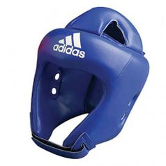 ADIBH01 Шлем бокс подр  ADIDAS/ROOKIE  закрытый к/з  р XL синий  (581)