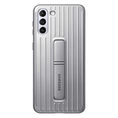 Чехол (клип-кейс) Samsung Protective Standing Cover, для Samsung Galaxy S21+, светло-серый [ef-rg996cjegru] (1466520)