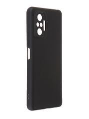 Чехол DF для Xiaomi Redmi Note 10 Pro с микрофиброй Silicone Black xiOriginal-20 (840402)