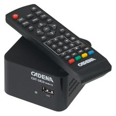 Ресивер DVB-T2 Cadena CDT-1813, черный (1119743)