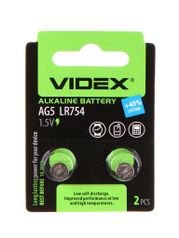 Батарейка LR754 - Videx AG5 2BL (2 штуки) (847059)
