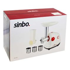 Мясорубка SINBO SHB 3162, белый / красный (1077834)