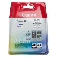 Картридж Canon PG-40+CL-41, черный / трехцветный / 0615B043 (587358)