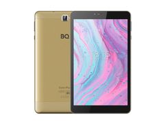 Планшет BQ 8077L Exion Plus Gold (Unisoc SC9863A 1.6 GHz/3072Mb/32Gb/Wi-Fi/Bluetooth/LTE/GPS/Cam/8.0/1280x800/Android)  (825993)