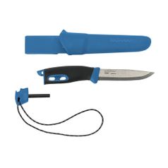 Нож Morakniv Companion Spark (13572) стальной лезв.104мм черный/голубой (1376762)