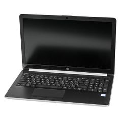 Ноутбук HP 15-da0074ur, 15.6", Intel Core i3 7020U 2.3ГГц, 4Гб, 500Гб, Intel HD Graphics 620, Windows 10, 4KH10EA, серебристый (1072961)
