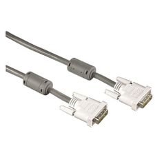 Кабель DVI HAMA DVI-D Dual Link (m) - DVI-D Dual Link (m), ферритовый фильтр , 1.8м [00045077] (824020)