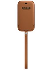 Чехол для APPLE iPhone 12/12 Pro Leather Sleeve with MagSafe Saddle Brown MHYC3ZE/A (835133)