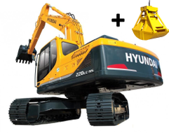 Грейферы Hyundai R220LC-9S-с-грейфером (1360)