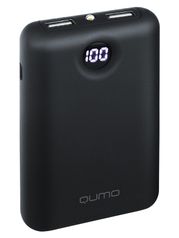 Внешний аккумулятор Qumo Power Bank PowerAid 6600 V2 6600mAh Black 24263 (832105)
