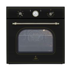 Духовой шкаф LEX EDM 070C BL, стекло черное (1023357)