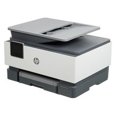 МФУ струйный HP Officejet Pro 9010 AiO, A4, цветной, струйный, белый [3uk83b] (1148489)