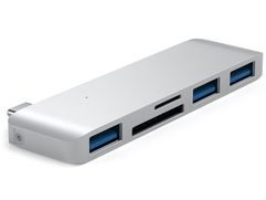 Хаб USB Satechi Type-C USB Hub для Macbook Silver ST-TCUHS (604034)