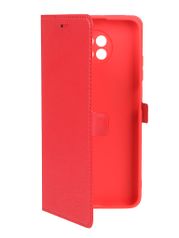 Чехол Krutoff для Xiaomi Redmi Note 9T Eco Book Red 12816 (836813)