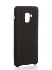 Аксессуар Чехол Brosco для Samsung Galaxy A8 Plus Softrubber Black SS-A8P-SOFTRUBBER-BLACK (563194)