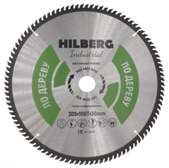 Диск пильный по дереву 305 мм, серия Hilberg Industrial 305*100Т*30 мм. hw307.