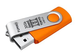 USB Flash Drive 32Gb - Fumiko Tokyo USB 2.0 Orange FU32TOORANGE-01 / FTO-3 (862016)