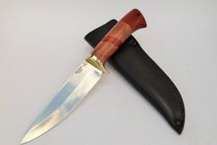 Нож Сокол из нержавеющей стали 95Х18,  рукоять из дерева бубинго и падука (47281337)