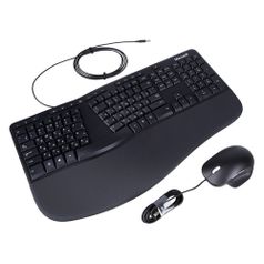 Комплект (клавиатура+мышь) Microsoft Ergonomic Keyboard & Mouse Busines, USB, проводной, черный [rjy-00011] (1388886)