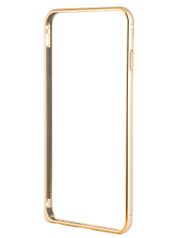 Чехол-бампер Ainy for iPhone 6 Plus Gold QC-A014L (167709)