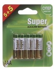 Батарейка AAA - GP Super Alkaline 24A5/5-2CR10 (10 штук) (708122)