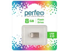 USB Flash Drive 8Gb - Perfeo M09 Metal Series PF-M09MS008 (828407)
