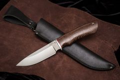 Нож из стали Х12МФ «Тигр», рукоять: Притин дюраль, венге (9107)