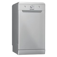Посудомоечная машина Indesit DSCFE 1B10 S RU, узкая, серебристая [869991615540] (1159924)
