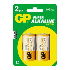 C Батарейка GP Super Alkaline 14A LR14, 2 шт. (558924)