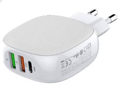 Зарядное устройство Ldnio A3510Q 3xUSB + MicroUSB PD QC 3.0 White LD_B4563 (863419)