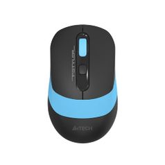 Мышь A4TECH Fstyler FG10, оптическая, беспроводная, USB, черный и синий [fg10 blue] (1147565)