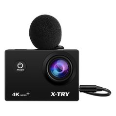 Экшн-камера X-TRY XTC XTC182 4K, WiFi, черный (1608973)