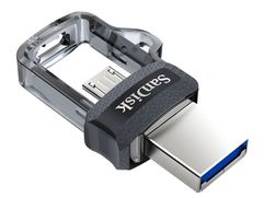 USB Flash Drive SanDisk Ultra Dual Drive m3.0 128GB Black SDDD3-128G-G46 (638196)
