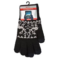 Теплые перчатки для сенсорных дисплеев Liberty Project Олени S Black R0000497 (483714)
