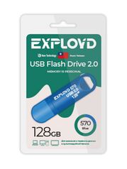USB Flash Drive 128GB Exployd 570 EX-128GB-570-Blue (808718)