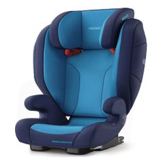 Автокресло детское RECARO Monza Nova Evo Seatfix Xeenon Blue, 2/3, от 3 лет до 12 лет, голубой/синий (1405826)