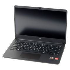 Ноутбук HP 14s-fq0043ur, 14", IPS, AMD Ryzen 3 3250U 2.6ГГц, 4ГБ, 256ГБ SSD, AMD Radeon , Free DOS, 249X6EA, черный (1401455)